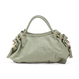 AMERILEATHER Leather Musette Handbag